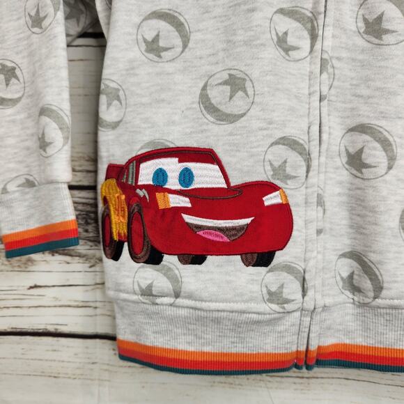 Disney 100 Boys Long Sleeve Full Zip Character Jacket Boo Lighting McQueen Dory - Picture 3 of 8